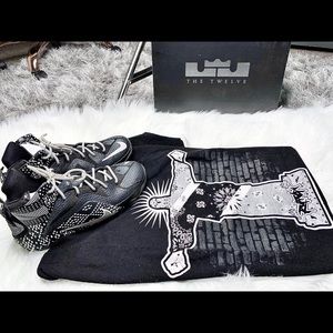Lebron 12 Black History Month Shoes/Shirt Bundle